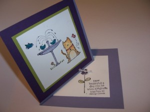 Twisted Easel Card